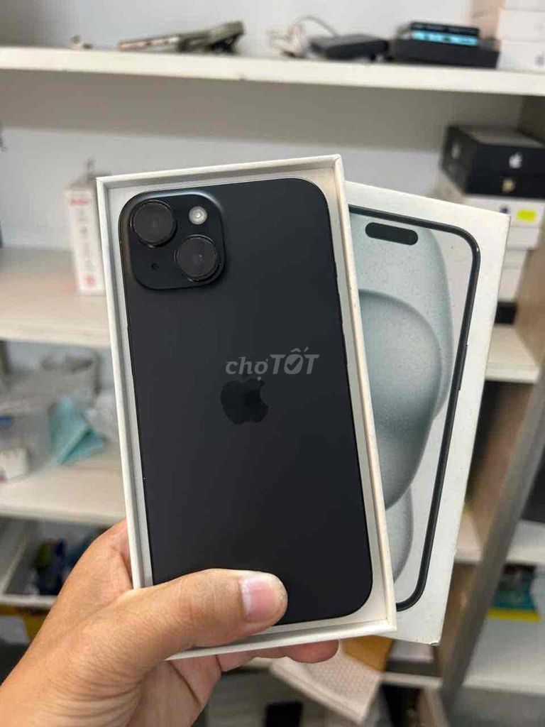 Apple iPhone 15 Đen Đã sử dụng. Mua bán Điện thoại tại Quận 7 Tp Hồ Chí Minh được đăng bởi Trâm bán táo  hình 1