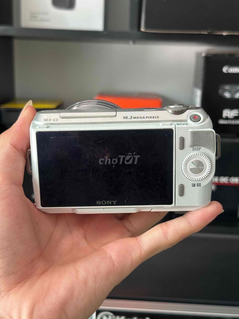 Máy ảnh Sony NEX-C3 Bạc 16f2.8. Mua bán Máy ảnh, Máy quay tại Quận Thanh Khê Đà Nẵng được đăng bởi Lê Văn Thống hình 1