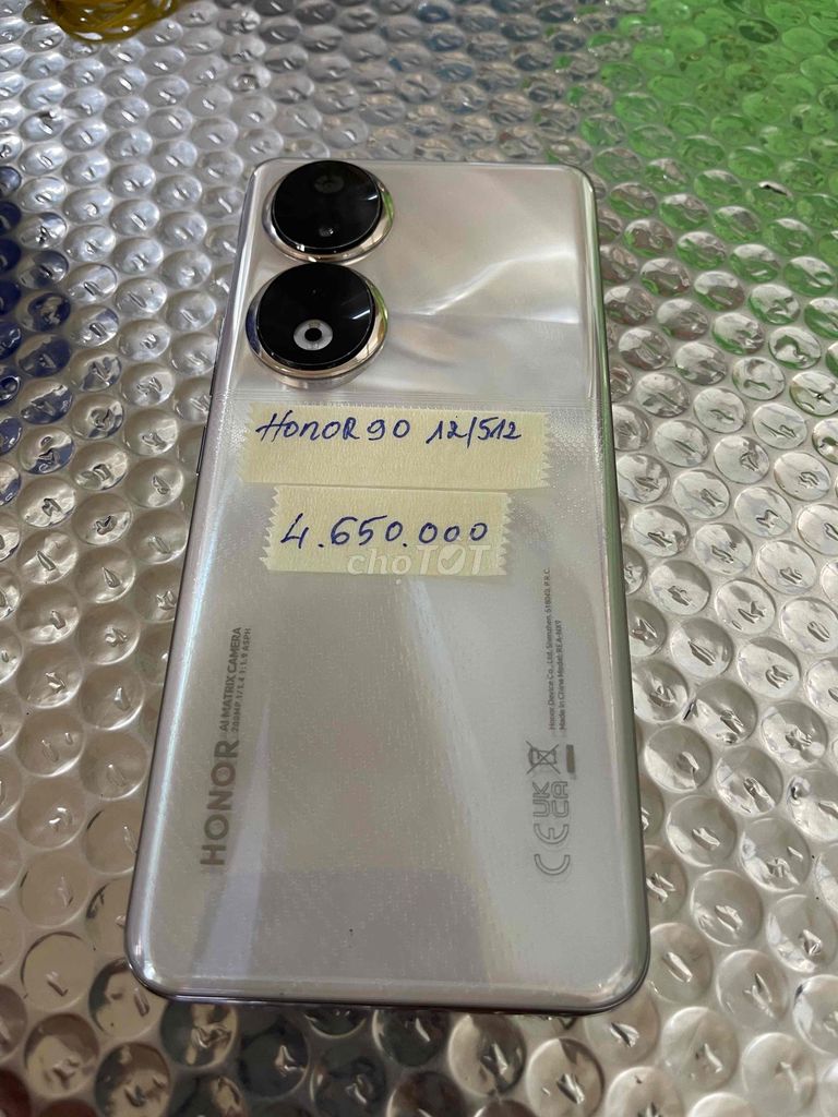 Honor 90 12/512GB nguyên zin snap7gen1. Mua bán Điện thoại tại Quận Ninh Kiều Cần Thơ được đăng bởi Cầm Đồ Anh Quý hình 1