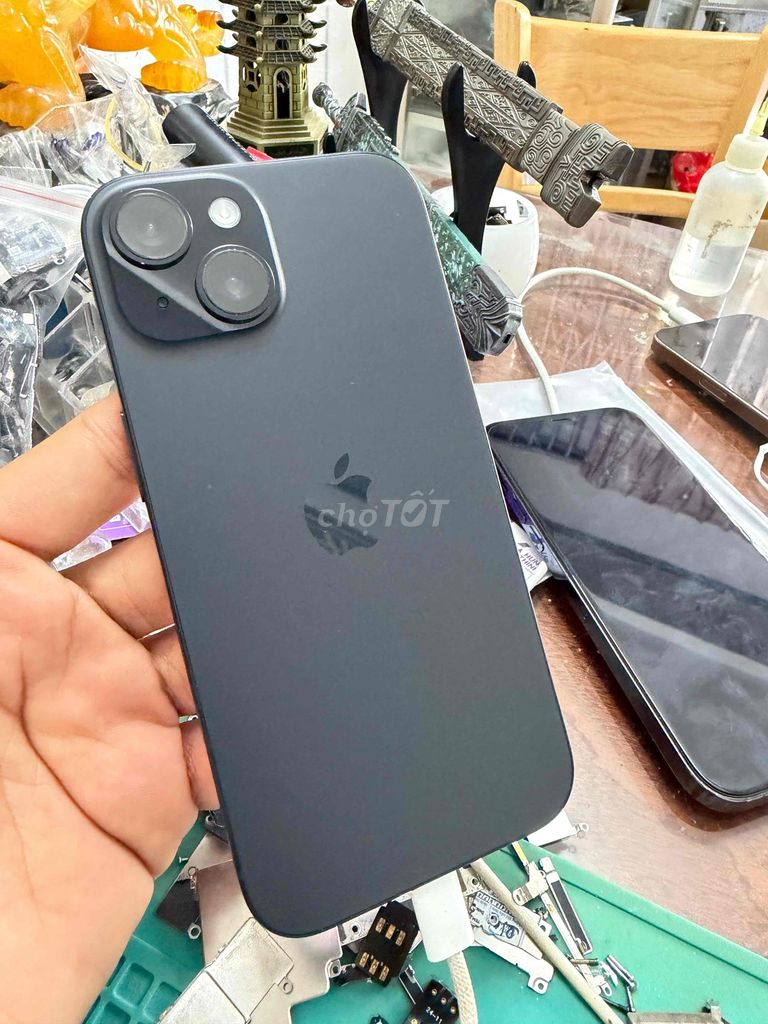 15 128GB Đen Qte mỹ đẹp ~99% zin ốc pin 88%. Mua bán Điện thoại tại Quận Bình Thuỷ Cần Thơ được đăng bởi Truong hình 1