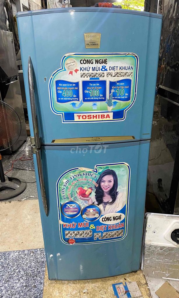 Tủ lạnh Toshiba 180L Xanh. Mua bán Tủ lạnh tại Huyện Nhà Bè Tp Hồ Chí Minh được đăng bởi Điện Máy Uy Tín hình 1