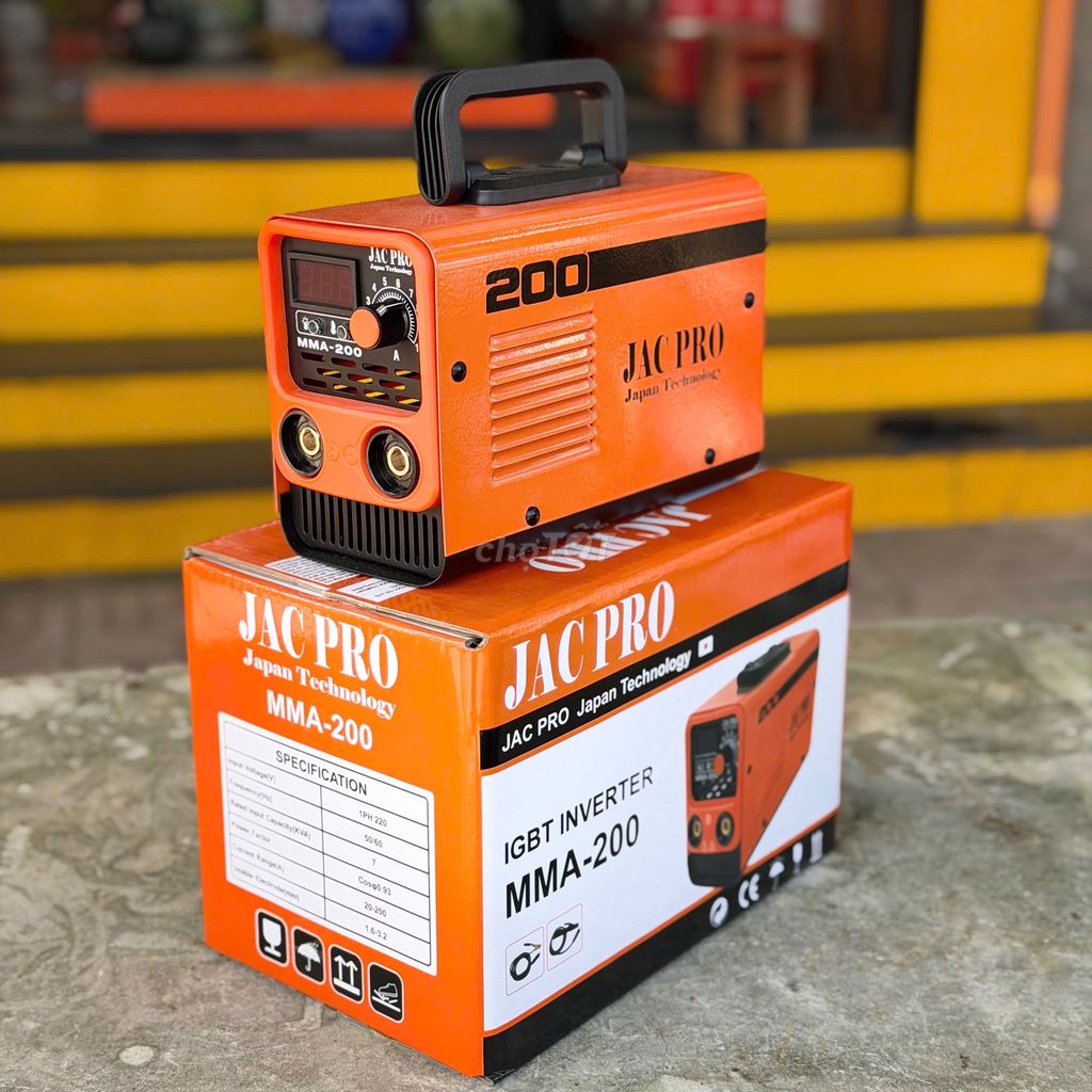 Máy hàn Inverter JAC PRO MMA-200. Mua bán Đồ chuyên dụng, Giống nuôi trồng tại Thành phố Thuận An Bình Dương được đăng bởi Máy Móc 24H Bình Dương hình 1