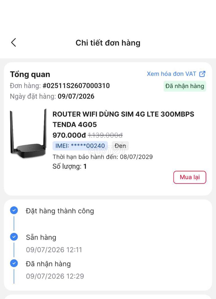 Tenda 4G05 300Mbps 4G LTE Đen. Mua bán Phụ kiện (Màn hình, Chuột...) tại Thành phố Bà Rịa Bà Rịa - Vũng Tàu được đăng bởi Ngân Lượng hình 1