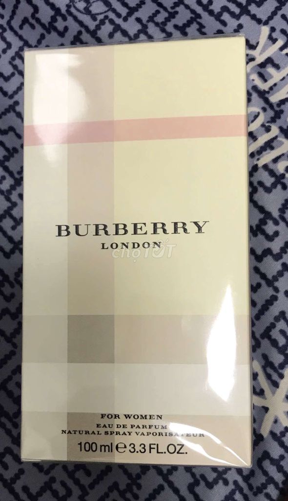 Nước hoa Burberry London Nữ 100ml. Mua bán Nước hoa tại Quận 8 Tp Hồ Chí Minh được đăng bởi Minh Phúc hình 1