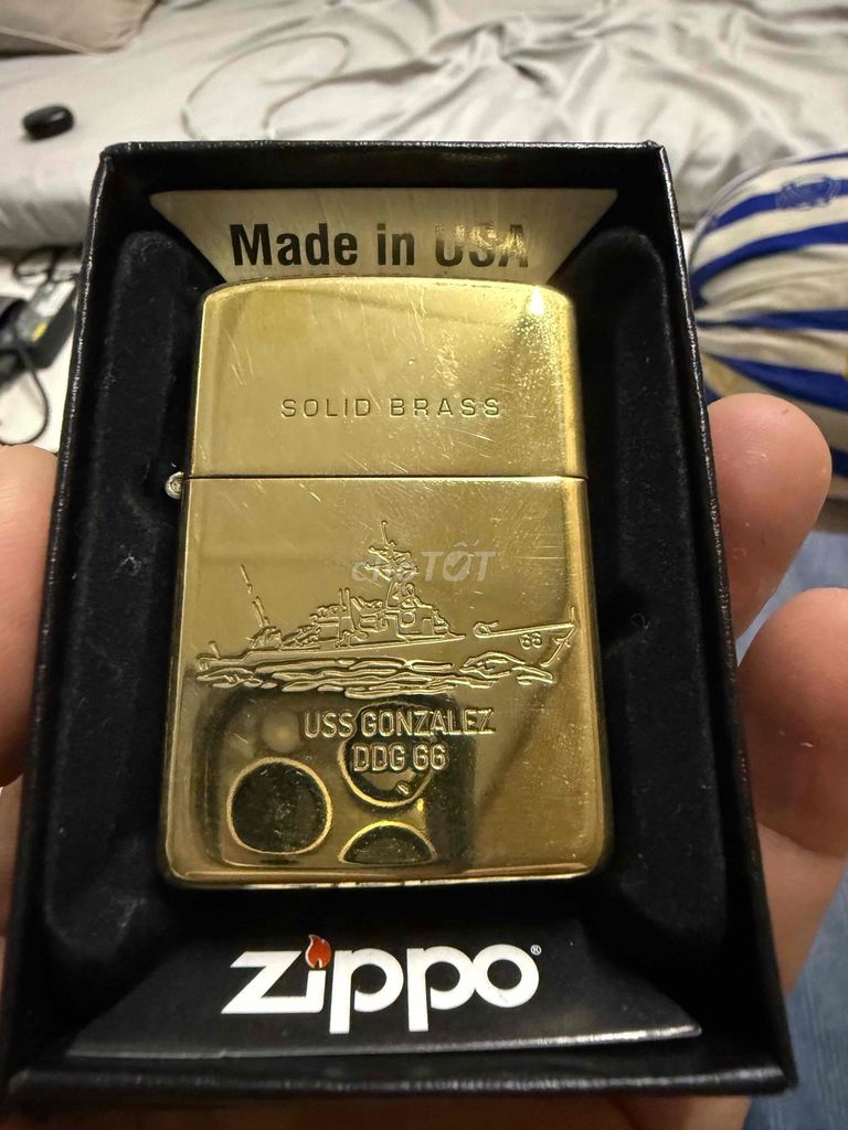 Bật lửa Zippo Tàu chiến USS Gonzalez DDG 66. Mua bán Đồ sưu tầm, đồ cổ tại Quận 8 Tp Hồ Chí Minh được đăng bởi Quốc Hải hình 1