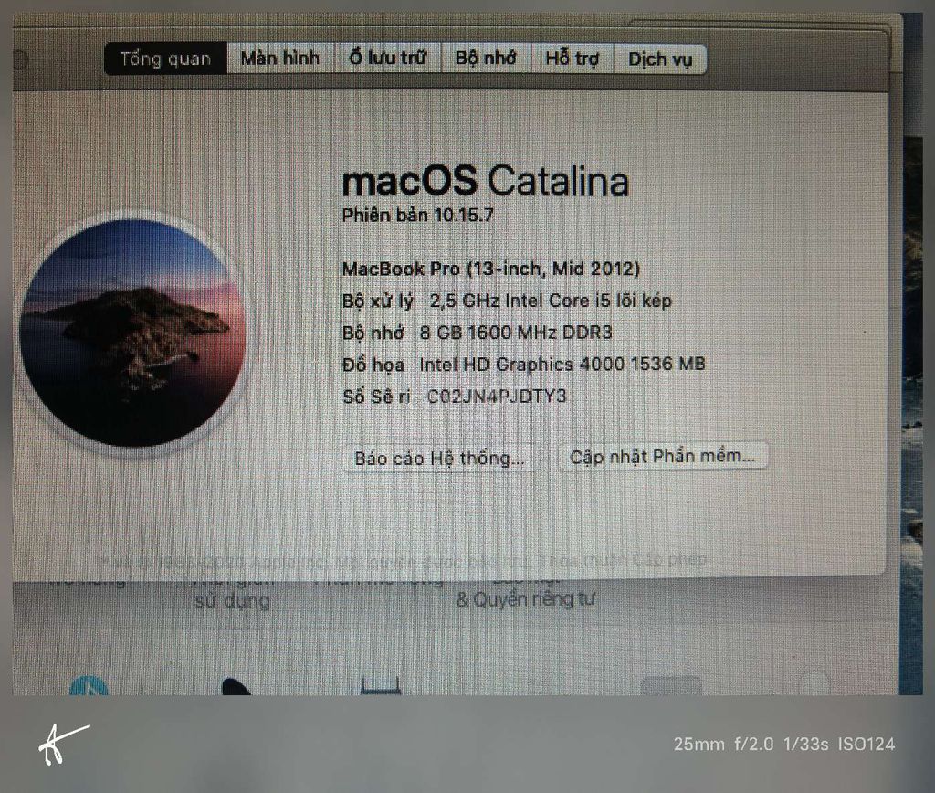 Apple MacBook Pro 2012 i5 8GB Bạc. Mua bán Laptop tại Thành phố Thủ Đức Tp Hồ Chí Minh được đăng bởi Le Minh hình 1