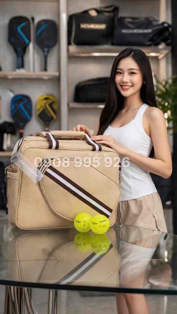 Túi pickleball NovaGear Da PU Nâu. Mua bán Đồ thể thao, Dã ngoại tại Quận Bình Tân Tp Hồ Chí Minh được đăng bởi Ms Chu hình 1