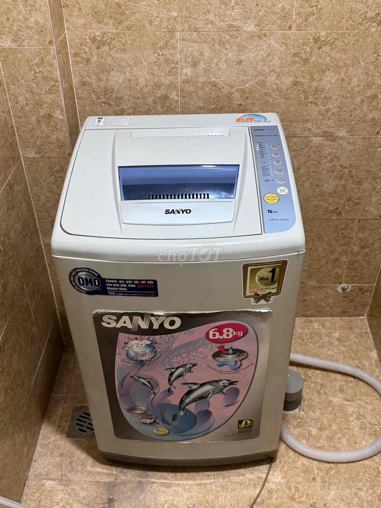 Máy giặt Sanyo 6.8kg Trắng Đã sử dụng. Mua bán Máy giặt tại Thành phố Buôn Ma Thuột Đắk Lắk được đăng bởi Tho Gia hình 1