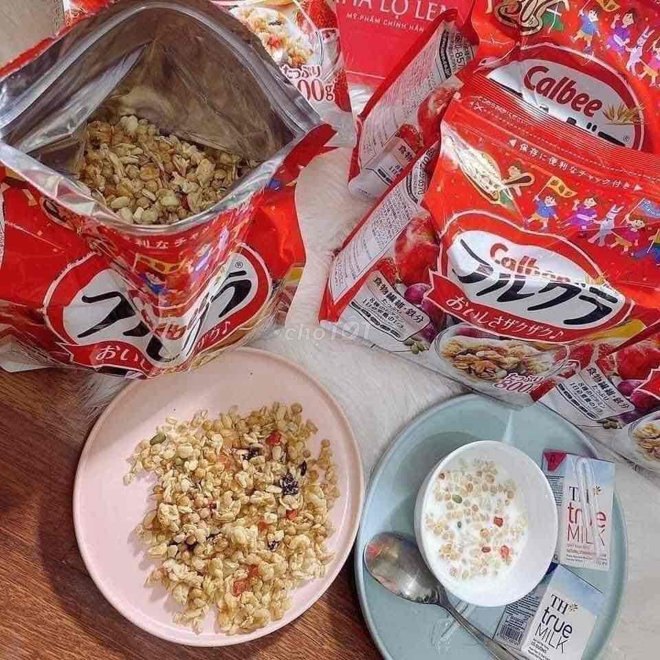 Ngũ cốc Calbee - trái cây hỗn hợp (mẫu mới). Mua bán Đồ ăn, thực phẩm và các loại khác tại Quận Hoàng Mai Hà Nội được đăng bởi Jin baby hình 2