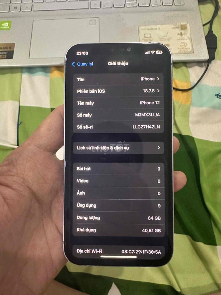 Apple iPhone 12 64GB Lốc. Mua bán Điện thoại tại Quận Tây Hồ Hà Nội được đăng bởi Phương hình 1