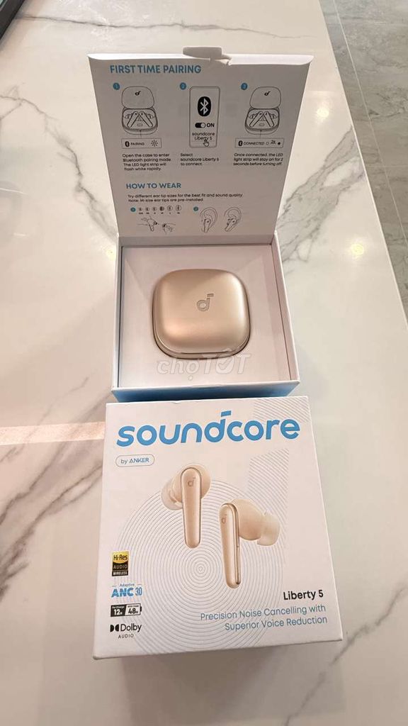 Tai nghe Soundcore Liberty 5 Vàng. Mua bán Tivi, Âm thanh tại Quận 7 Tp Hồ Chí Minh được đăng bởi T hình 1