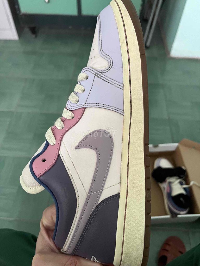 Cần Pass đôi Jordan 1 low Pastel Purple