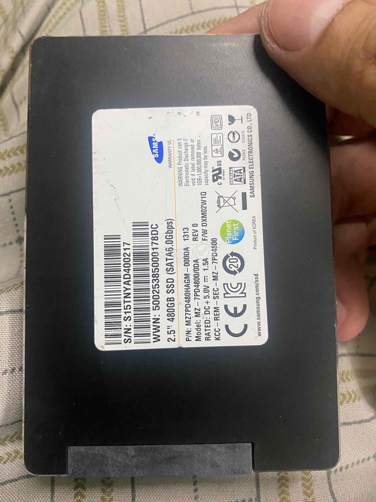 Samsung Ssd 480G 2.5in sata hàng us zin all Win 10