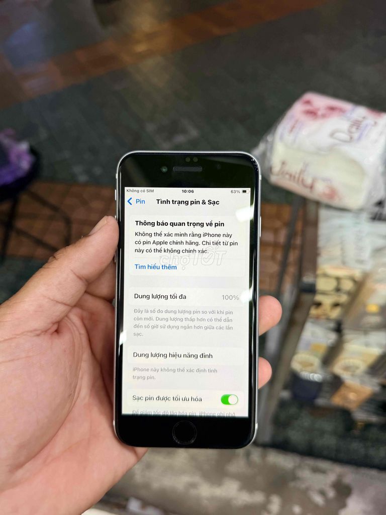 Apple iPhone SE 2020 64GB. Mua bán Điện thoại tại Thành phố Bến Tre Bến Tre được đăng bởi Thiện HD SAISON hình 1