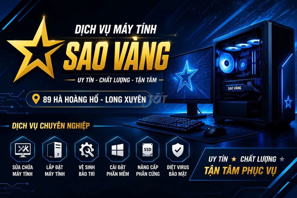 Dịch vụ máy tính sửa chữa, cài đặt. Dịch vụ tại Thành phố Long Xuyên An Giang được đăng bởi uyên Yến hình 1