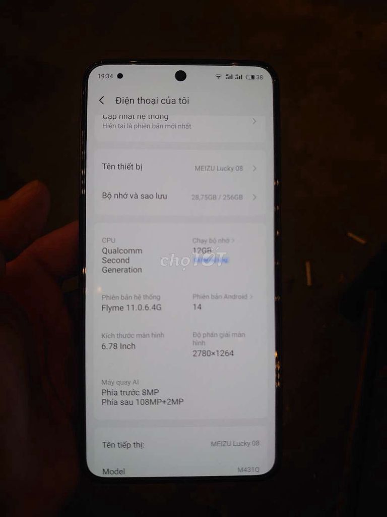 Meizu Lucky 8 256GB Đen. Mua bán Điện thoại tại Thành phố Buôn Ma Thuột Đắk Lắk được đăng bởi Nguyễn Thành hình 1