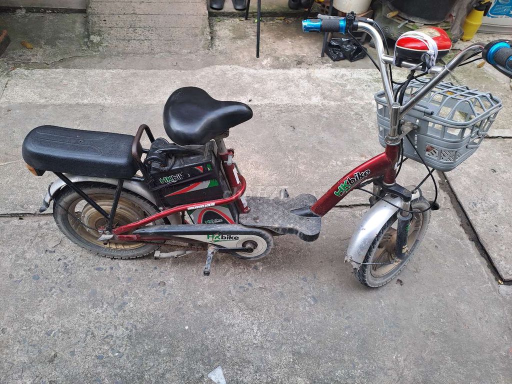 Xe đạp điện HKbike màu Đỏ Đã sử dụng. Mua bán Xe điện tại Huyện Bình Chánh Tp Hồ Chí Minh được đăng bởi Anh dung hình 2