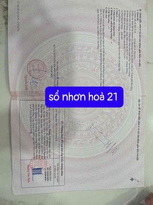 Plot of land 110 m² · nhơn hoà 21