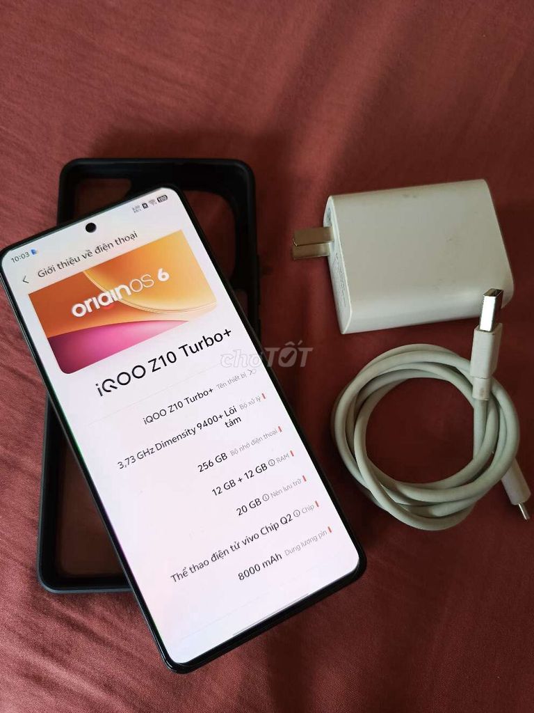iQOO Z10 Turbo plus 256GB Xám. Mua bán Điện thoại tại Quận Tây Hồ Hà Nội được đăng bởi Thế Anh hình 1