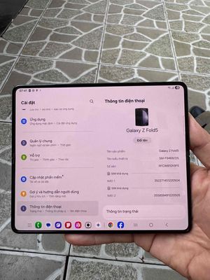 Samsung Galaxy Z Fold5 Đen 512GB. Mua bán Điện thoại tại Huyện Hóc Môn Tp Hồ Chí Minh được đăng bởi Thành Luân