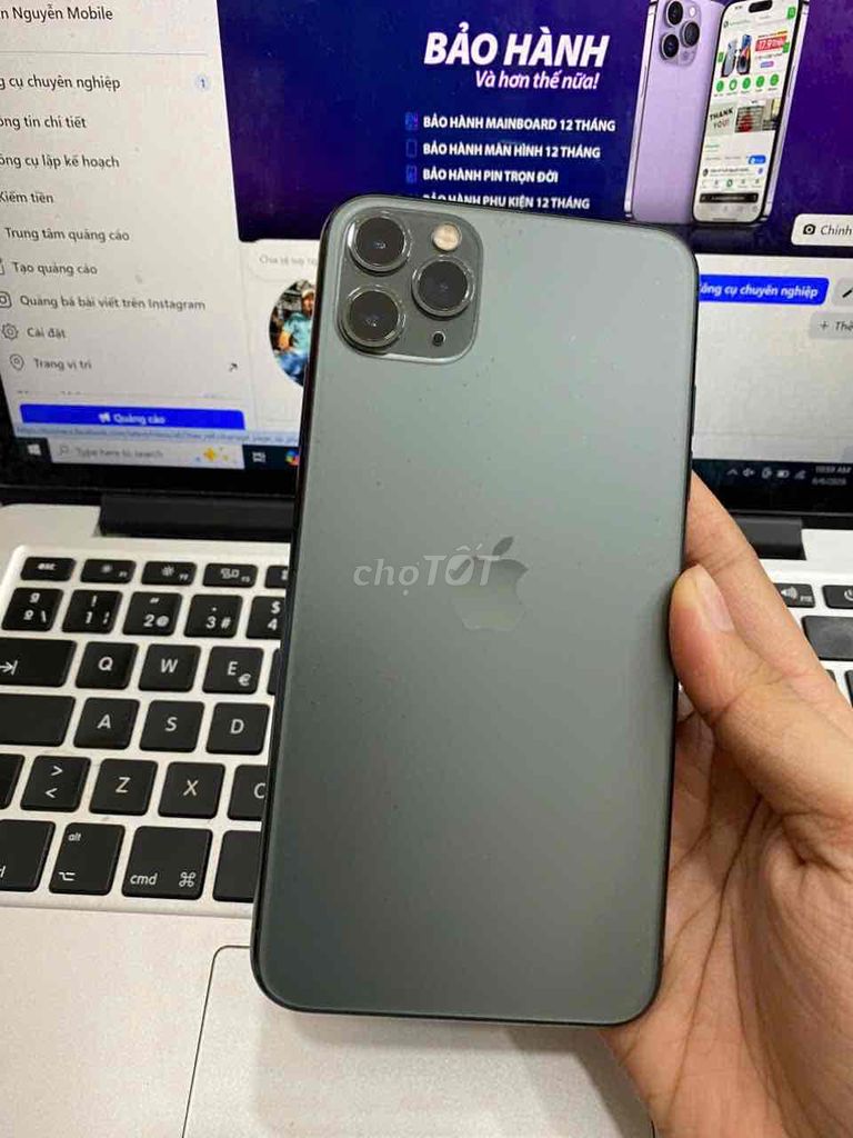 iPhone 11 Pro Max 256GB Xanh. Mua bán Điện thoại tại Quận 3 Tp Hồ Chí Minh được đăng bởi Tuấn Nguyễn hình 1