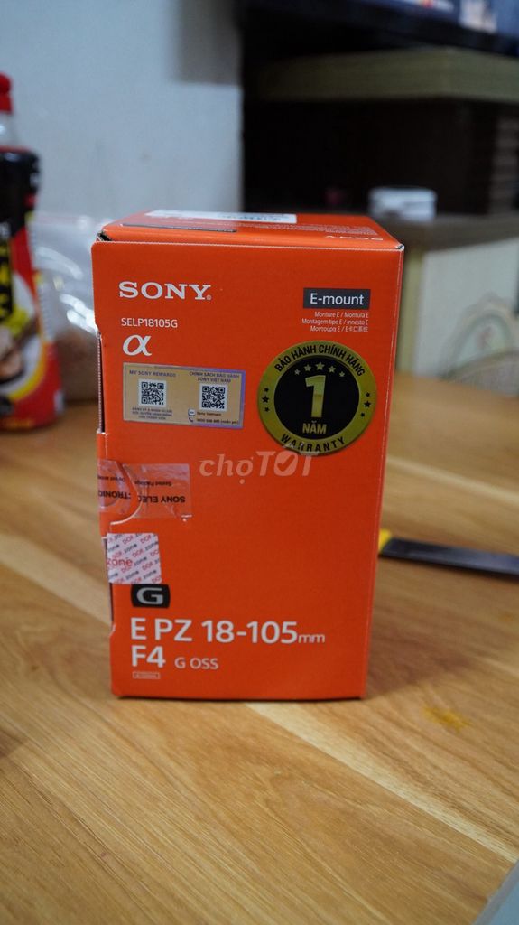 Ống kính Sony SELP18105G Mới. Mua bán Máy ảnh, Máy quay tại Quận 7 Tp Hồ Chí Minh được đăng bởi le anh Duc hình 1