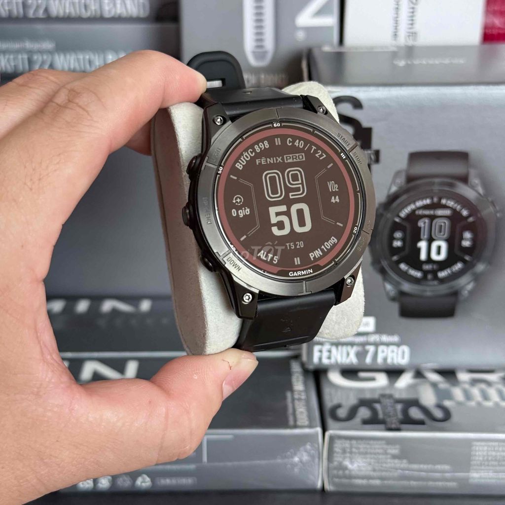 GARMIN FENIX 7 PRO SAPPHIRE SOLAR TITAN FULLBOX