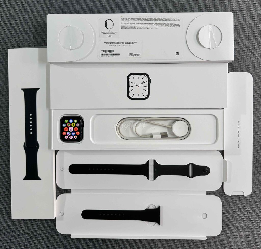 Apple Watch SE/44MM GPS Nhôm Đen Fullbox