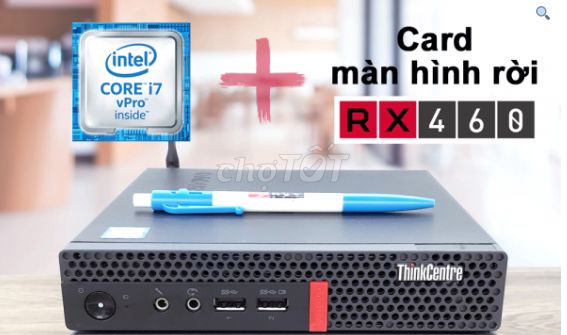 mini pc i7 6700T, 8g ,card man hinh roi rx 460