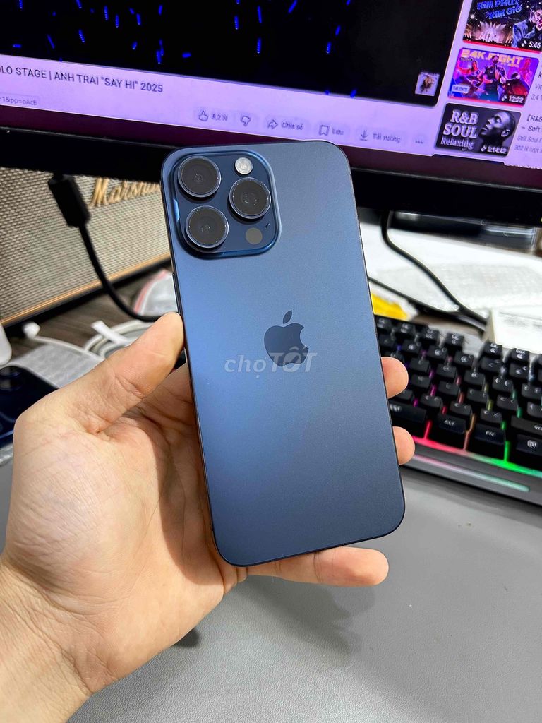 15prm 512gb Blue Pin 86 máy đẹp zin all. Mua bán Điện thoại tại Quận 11 Tp Hồ Chí Minh được đăng bởi MT Mobile hình 1