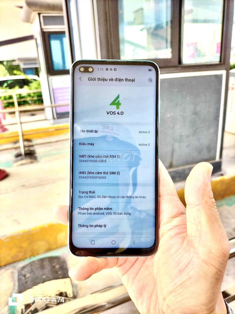 Vsmart Active 5 64GB Xanh ngọc. Mua bán Điện thoại tại Quận Hai Bà Trưng Hà Nội được đăng bởi duong anh dung hình 1