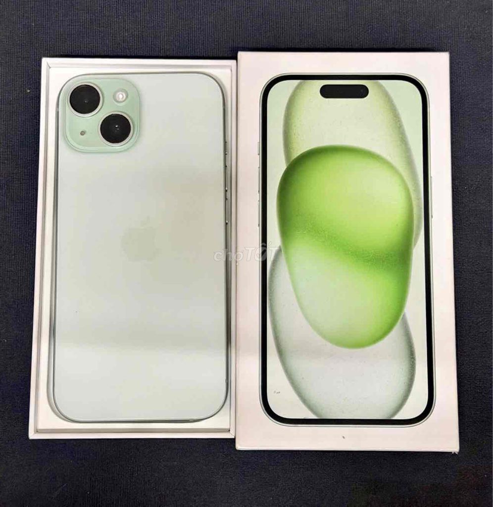 iPhone 15 128GB Xanh lá FULLBOX BH APPLE 12/2025. Mua bán Điện thoại tại Quận 10 Tp Hồ Chí Minh được đăng bởi iStockHCM hình 1