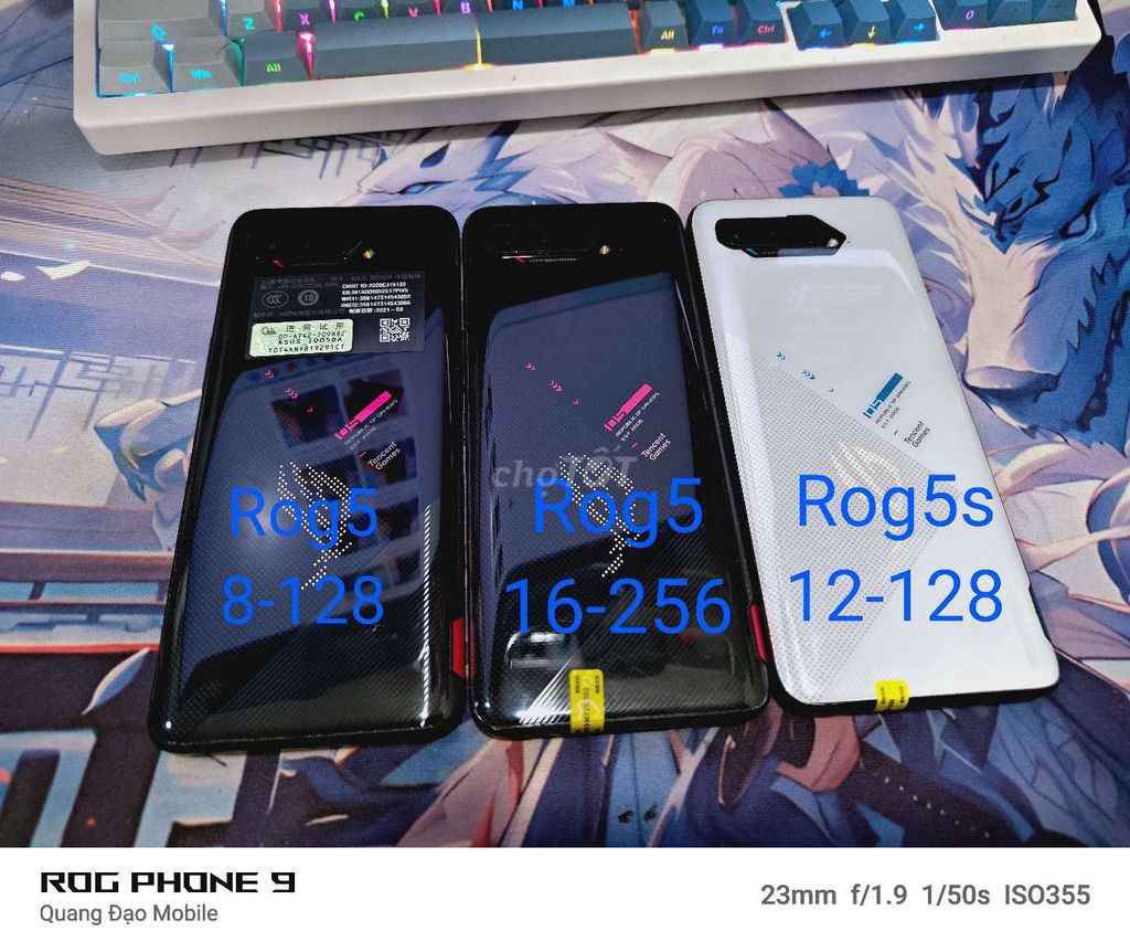 Rogphone 5s và 5 ngoại hình 97, 98%. Mua bán Điện thoại tại Quận Hà Đông Hà Nội được đăng bởi Đạo Nguyễn hình 1