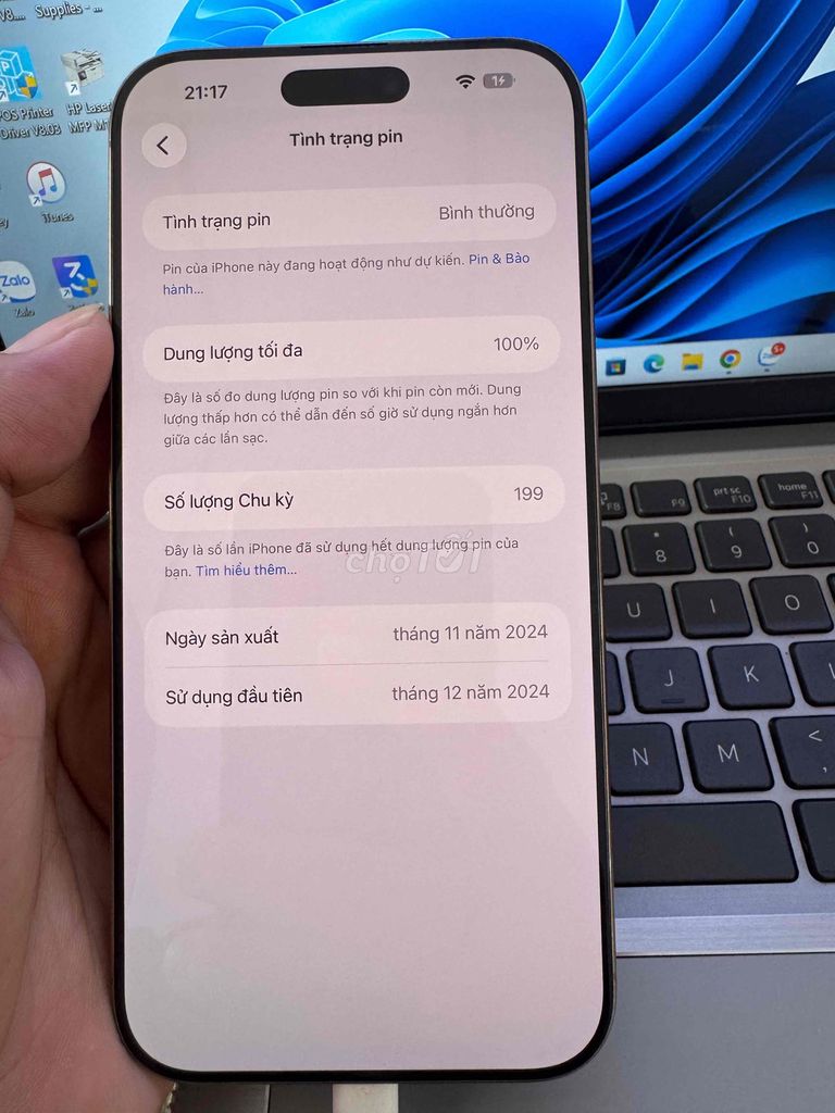 Apple iPhone 16 Pro Max 256GB Vàng 98%. Mua bán Điện thoại tại Quận 6 Tp Hồ Chí Minh được đăng bởi QUỐC THIÊN BÁN GÓP 0 ĐỒNG  hình 1