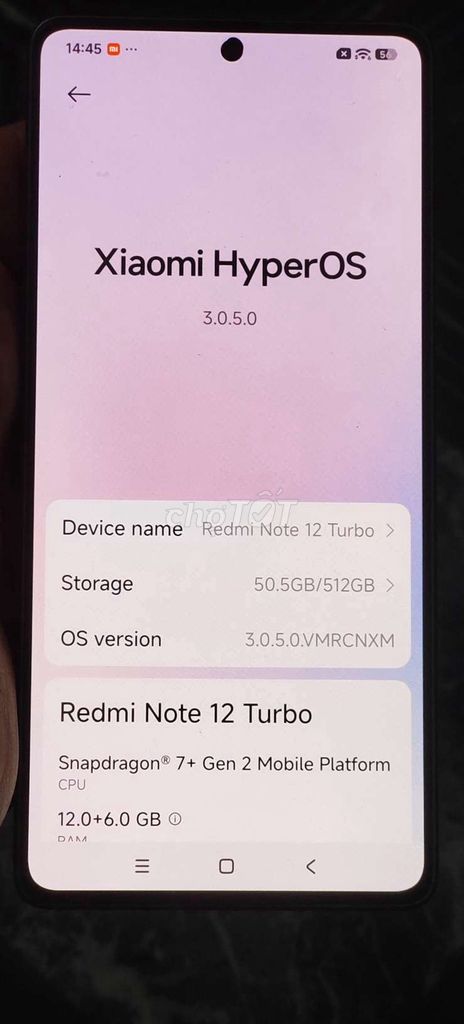 Xiaomi Redmi Note 12 Turbo 12GB/512GB Xanh. Mua bán Điện thoại tại Quận Tân Phú Tp Hồ Chí Minh được đăng bởi Béo hình 1