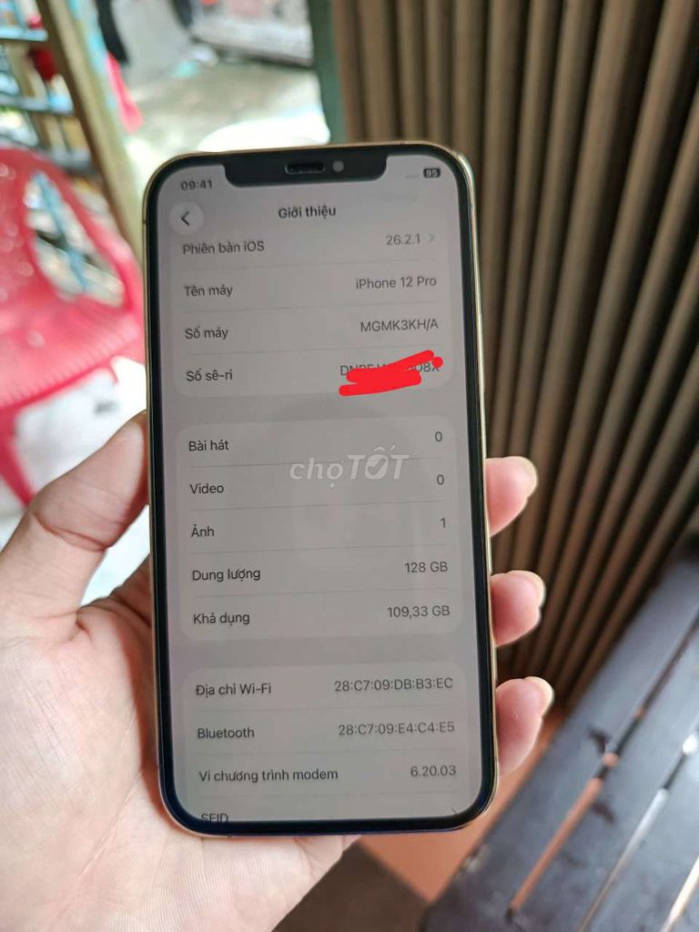Apple iPhone 12 Pro 128GB Vàng. Mua bán Điện thoại tại Huyện Châu Thành An Giang được đăng bởi châu hình 1