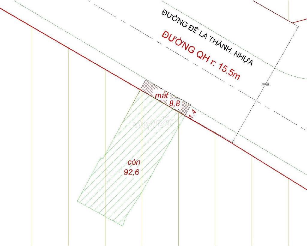 Bán nhà mặt phố ĐÊ LA THÀNH 100M, MT 6,5m, +31 Tỷ, Lô Góc,siêu đẹp