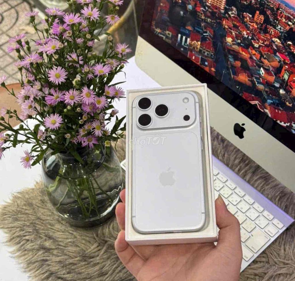 iphone 17pro 256gb trắng qtế mỹ pin100 cbht2/2027. Mua bán Điện thoại tại Quận 3 Tp Hồ Chí Minh được đăng bởi Nam Á Mobile hình 1