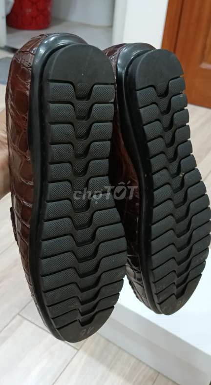 GIÀY CÁ SẤU THẬT 100% SIZE 42 MỚI NEW FULLBOX