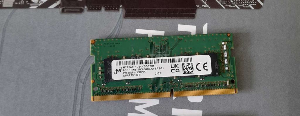 RAM Laptop Micron 8GB DDR4 3200 keng zin bh 1th. Mua bán Linh kiện (RAM, Card...) tại Thành phố Thủ Dầu Một Bình Dương được đăng bởi Phú Dương  hình 1