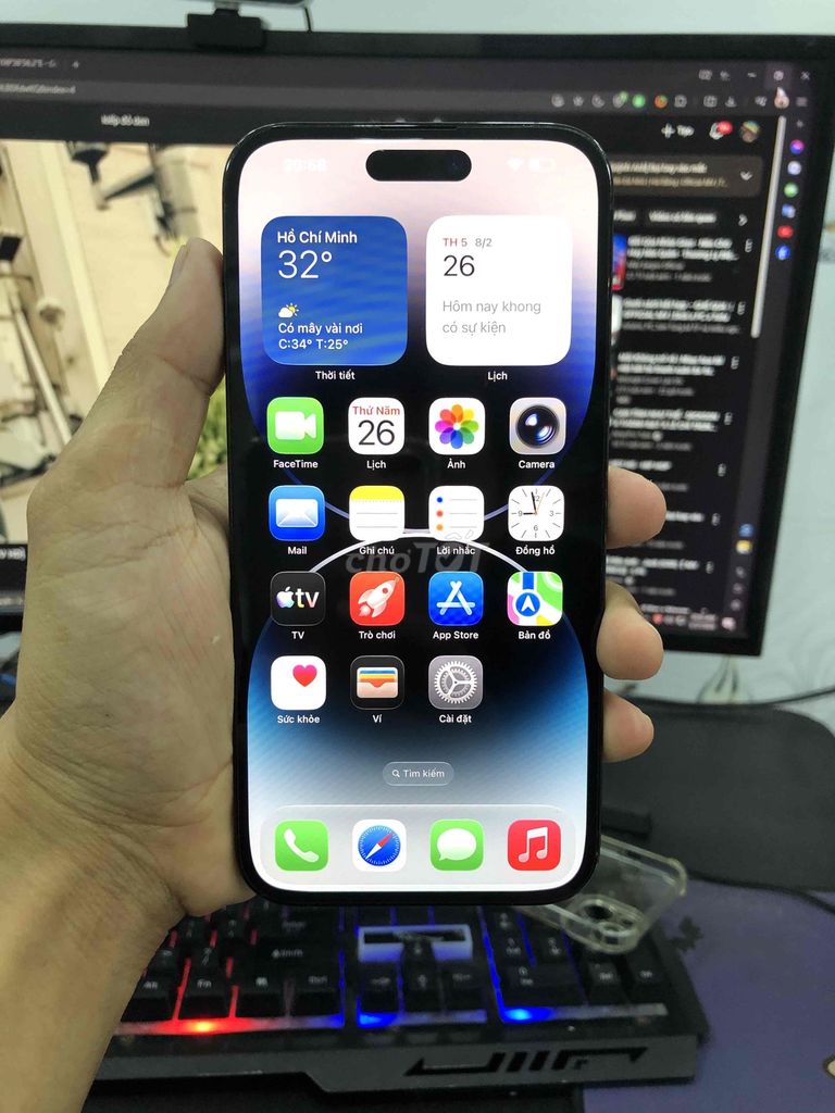 Apple iPhone 14 Pro Max 128GB Đen. Mua bán Điện thoại tại Thành phố Gia Nghĩa Đắk Nông được đăng bởi Anh Quốc 71 hình 1