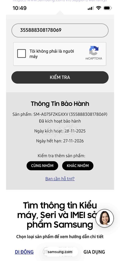 Samsung Galaxy A07 Đen. Mua bán Điện thoại tại Quận Liên Chiểu Đà Nẵng được đăng bởi chút hình 1