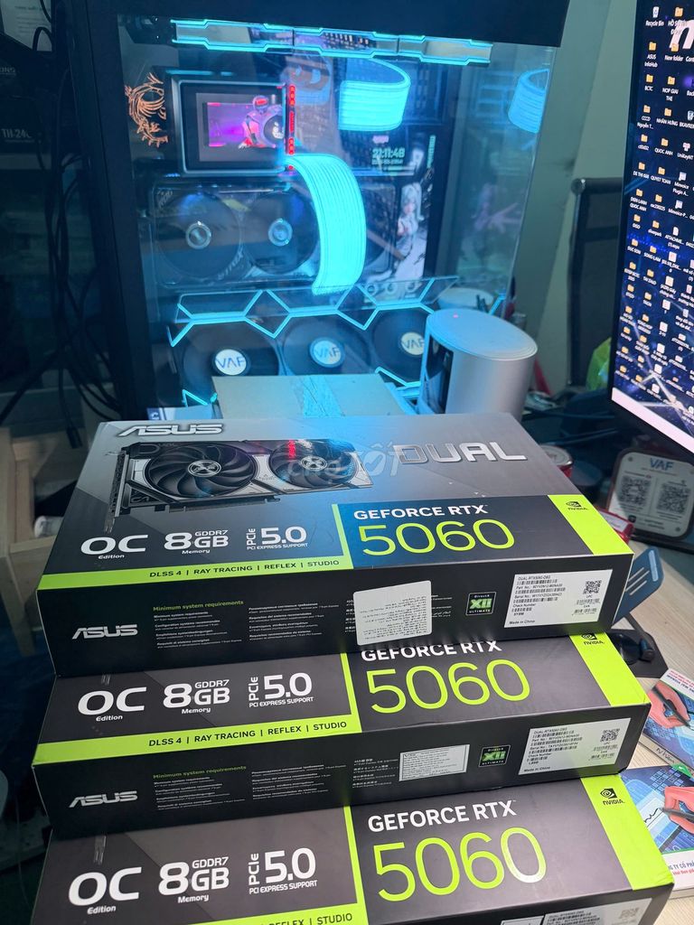 Asus DUAL RTX 5060 OC 8GB New bh 36 tháng. Mua bán Linh kiện (RAM, Card...) tại Quận Hải Châu Đà Nẵng được đăng bởi Đoàn Mạnh Linh hình 1
