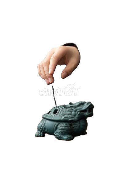 Lư xông trầm Long Quy Gốm Xanh. Mua bán Đồ sưu tầm, đồ cổ tại Huyện Quỳnh Phụ Thái Bình được đăng bởi Tổng Kho Ấm Nội Địa Trung  hình 1