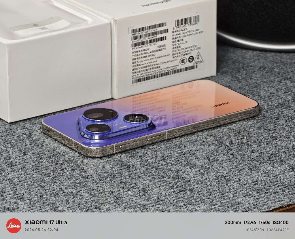 Huawei Pura 90 Pro Max 512GB fullbox 99,9% có gl. Mua bán Điện thoại tại Quận 7 Tp Hồ Chí Minh được đăng bởi TMH hình 1