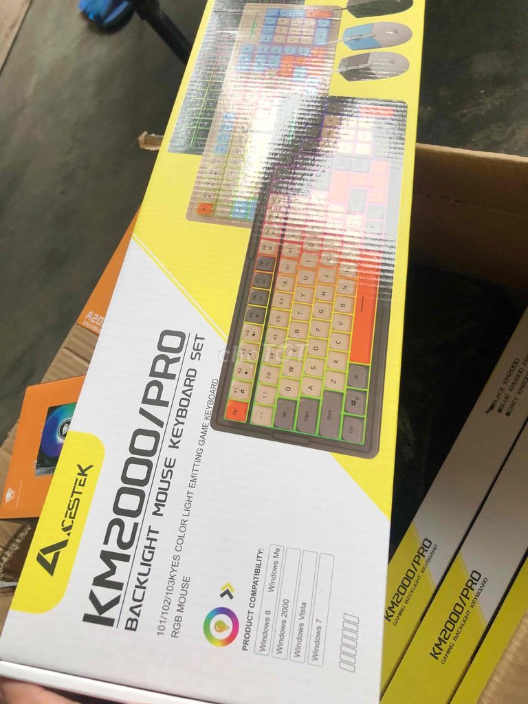 Combo phím chuột km2000 pro. Mua bán Phụ kiện (Màn hình, Chuột...) tại Huyện Bình Sơn Quảng Ngãi được đăng bởi MARK STORE hình 1