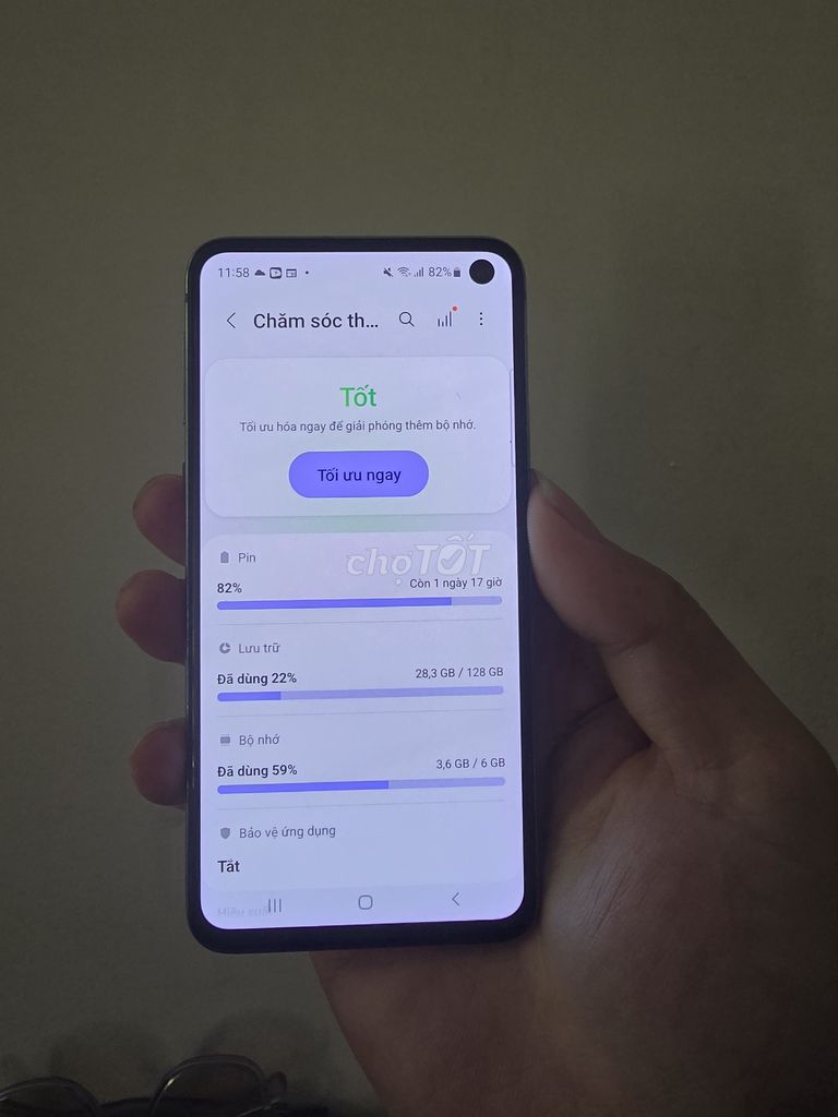 Samsung Galaxy S10e 128GB Xanh ngọc. Mua bán Điện thoại tại Quận Hải Châu Đà Nẵng được đăng bởi Minh hình 1