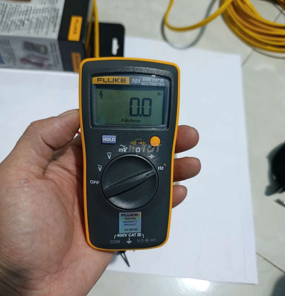 Đồng hồ vạn năng bỏ túi Fluke 101 giá rẻ. Mua bán Đồ chuyên dụng, Giống nuôi trồng tại Quận 1 Tp Hồ Chí Minh được đăng bởi Minh Luân hình 1