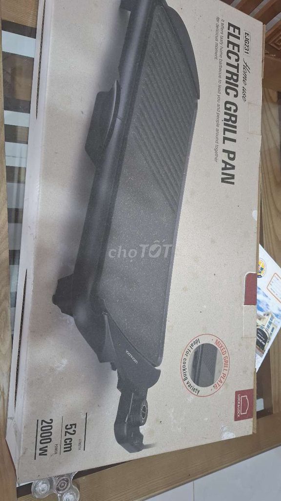 Bếp nướng điện Lock&Lock EIG231 2000W Đen. Mua bán Bếp, lò, đồ điện nhà bếp tại Quận Gò Vấp Tp Hồ Chí Minh được đăng bởi Mr Binh hình 1