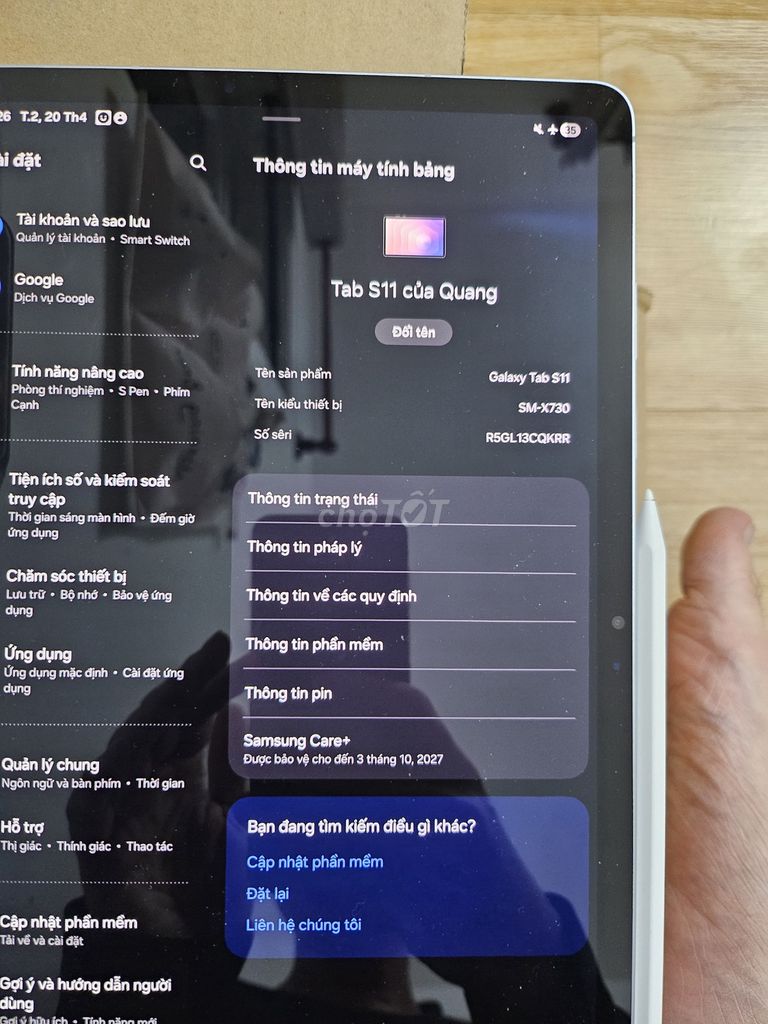 Samsung Galaxy Tab S11 12GB/256GB. Mua bán Máy tính bảng tại Huyện Đức Trọng Lâm Đồng được đăng bởi nguyễn duy quang hình 1